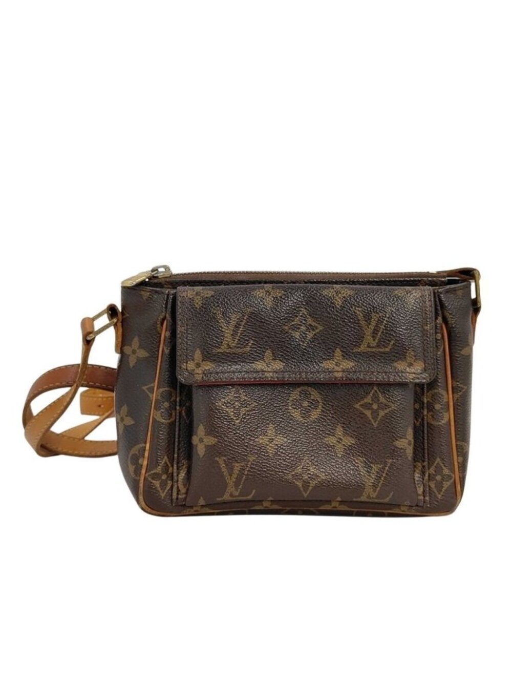 Louis Vuitton Shoulder Bag Viva Cite PM Brown Monogram Gold